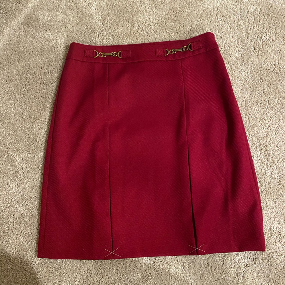 Cranberry skirt from Talbots